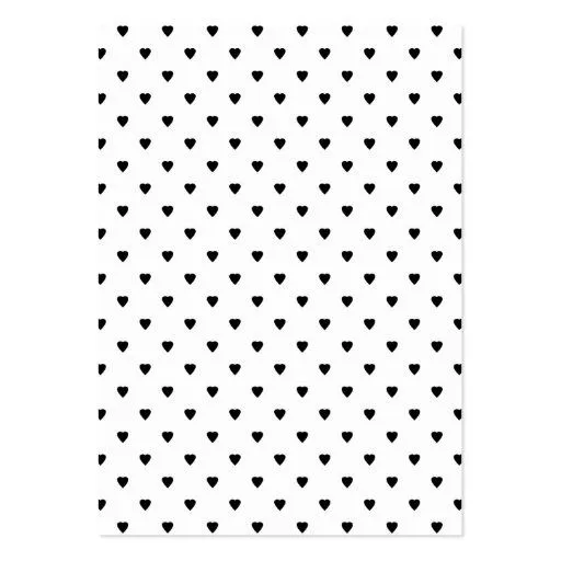 Modelo blanco y negro de los corazones tarjetas de visita grandes ... Modelo blanco y negro de los corazones tarjetas de visita grandes ...