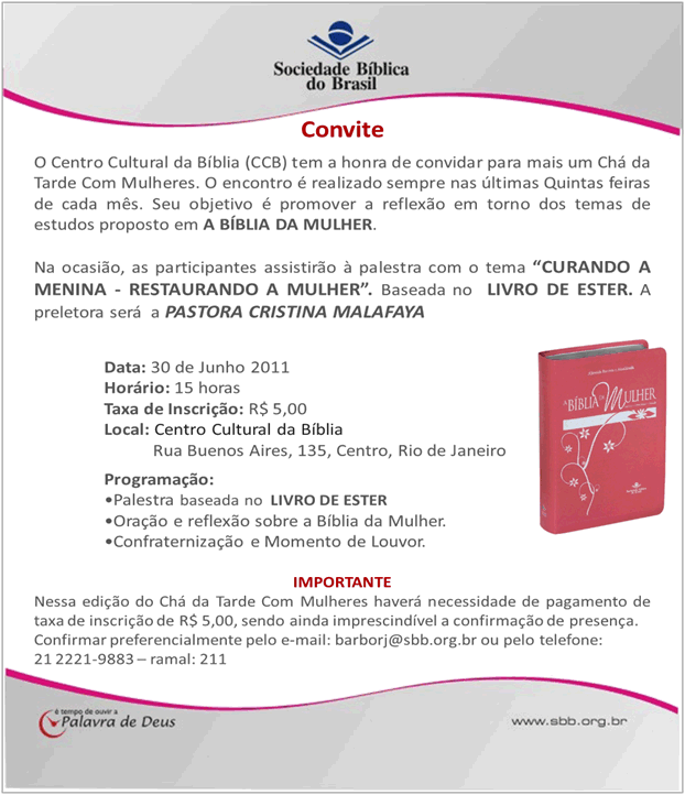 Modelo de carta convite - Imagui