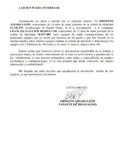 Modelos de cartas de referencia personal - Imagui