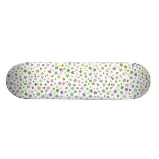 Modelo de estrellas en colores pastel en el monopa de Zazzle.