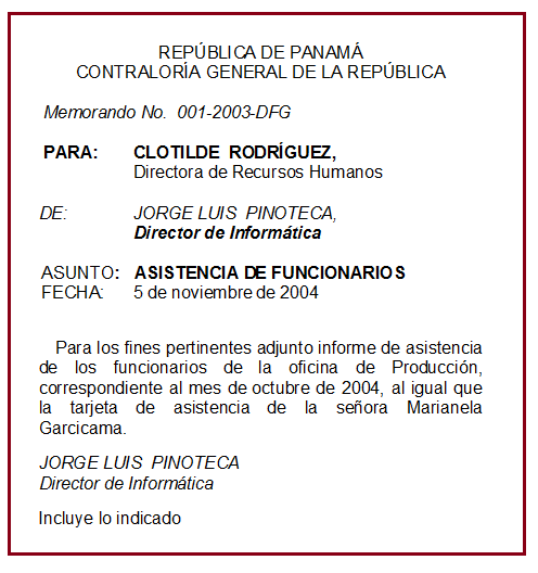 Modelo de informe escrito - Imagui