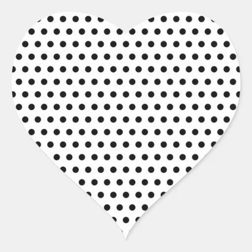 Modelo de lunar blanco y negro. Manchado Calcomanías Corazones de ... Modelo de lunar blanco y negro. Manchado Calcomanías Corazones de ...