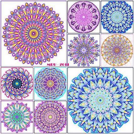  tenéis un nuevo modelo de MANDALA muy fácil para pintar y colorear ...