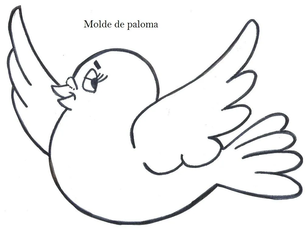 Modelo de palomas.Dibujos de palomas. | RECREAR - MANUALIDADES - ARTE Modelo de palomas.Dibujos de palomas. | RECREAR - MANUALIDADES - ARTE