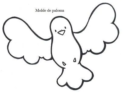 Modelo de palomas.Dibujos de palomas. | RECREAR - MANUALIDADES - ARTE