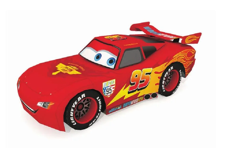 Modelo de papel: Rayo McQueen para armar gratis para descargar, PDF Modelo de papel: Rayo McQueen para armar gratis para descargar, PDF