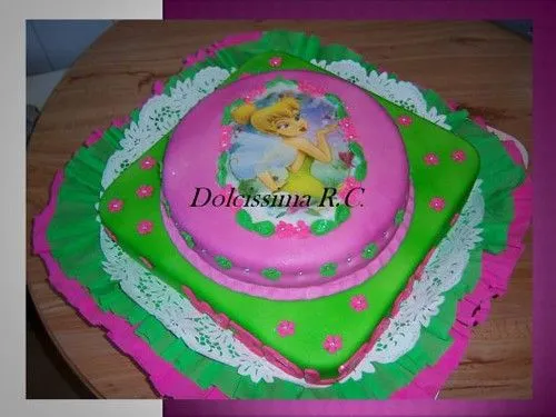Modelo de tortas de Tinkerbell - Imagui