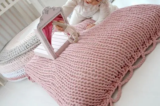 Modelos de almohadones tejidos con tela | El blog de trapillo.com Modelos de almohadones tejidos con tela | El blog de trapillo.com