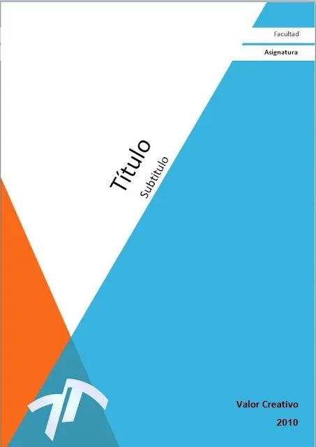 Plantilla portadas word - Imagui