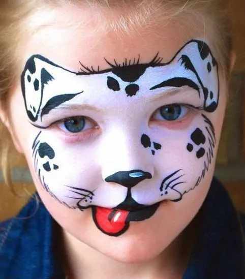Modelos de caritas pintadas para niños -Halloween o fiestas ... Modelos de caritas pintadas para niños -Halloween o fiestas ...