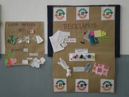 Carteleras con reciclaje - Imagui