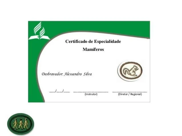Modelos de certificados especialidades