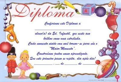 Educ@ naWeb ....Pré-Escolar: Diplomas e Certificados Educ@ naWeb ....Pré-Escolar: Diplomas e Certificados