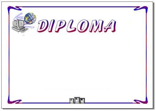 Modelos de diplomas para rellenar e imprimir - Imagui