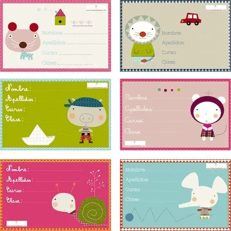 5 modelos de etiquetas escolares personalizadas para imprimir gratis 5 modelos de etiquetas escolares personalizadas para imprimir gratis
