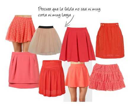 Miles de outfits con una falda color coral | Web de la Moda