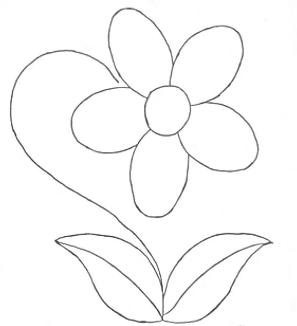 Modelos de flores para pintar - Imagui