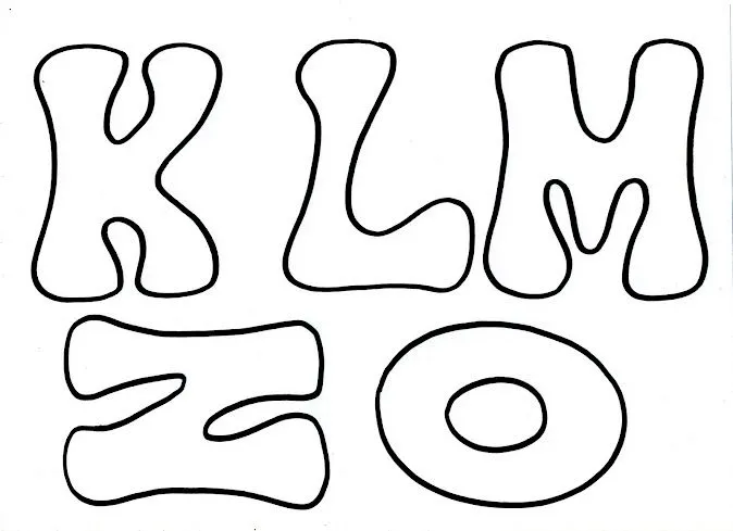 Molde de letras para mural escolar - Imagui Molde de letras para mural escolar - Imagui