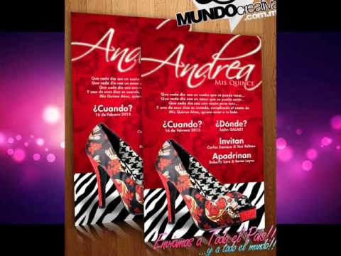 Nuevos Modelos Modernos de Invitaciones de Xv Años 2013. - YouTube Nuevos Modelos Modernos de Invitaciones de Xv Años 2013. - YouTube