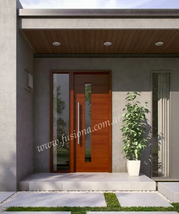 Mas modelos de Puertas de entrada modernas de madera maciza ... Mas modelos de Puertas de entrada modernas de madera maciza ...