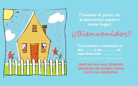 Tarjetas para imprimir de bienvenida a tu hogar - Guía de MANUALIDADES