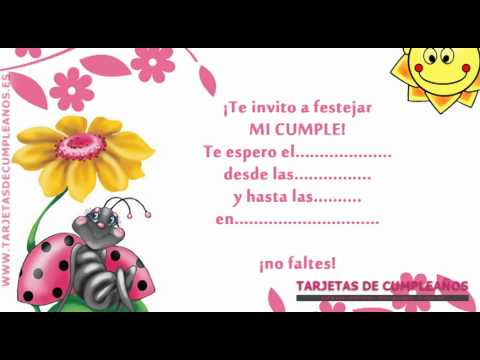 Modelos de tarjetas de cumpleaños de mariquitas - Imagui Modelos de tarjetas de cumpleaños de mariquitas - Imagui