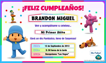 Modelos de Tarjetas de Cumpleaños para Niños ★ para Imprimir ...