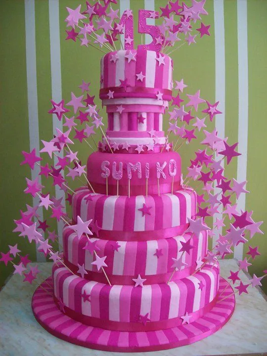 Modelos de tortas para 15 años - Imagui