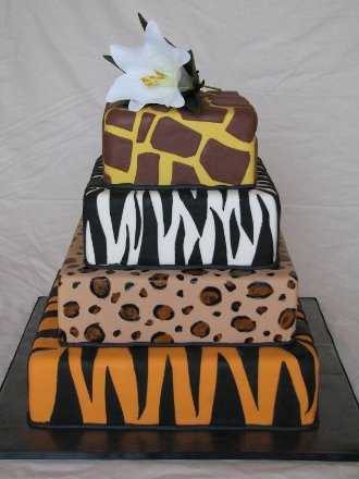 Nuevos modelos de tortas con animal print para tu fiesta de 15 ...