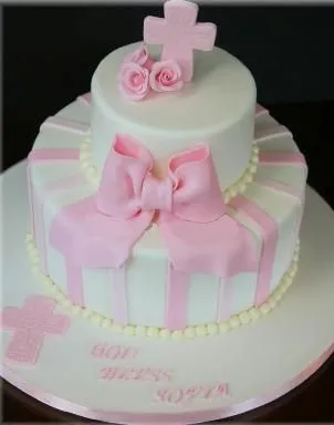 Modelos de tortas para bautizo de niña - Imagui