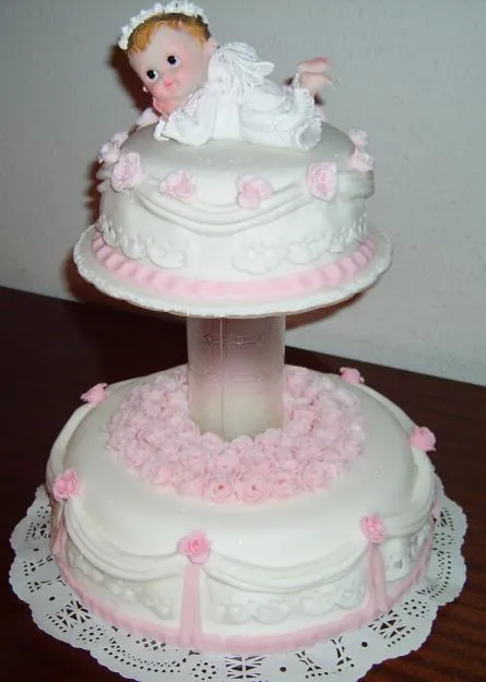 Modelos de tortas para bautizo de niña - Imagui Modelos de tortas para bautizo de niña - Imagui