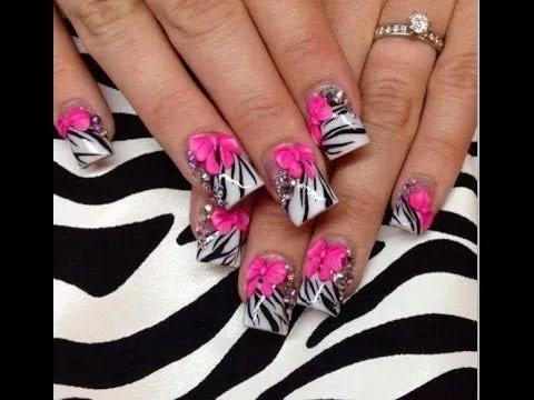 Modelos de Uñas Acrilicas 3D - YouTube