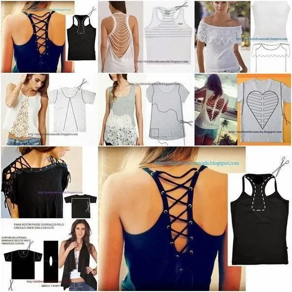 Modernizando guardarropa: Reutilizando playeras viejas ... Modernizando guardarropa: Reutilizando playeras viejas ...