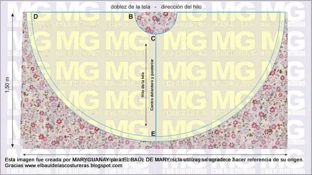 Modistiando Ando: Falda de circunferencia completa