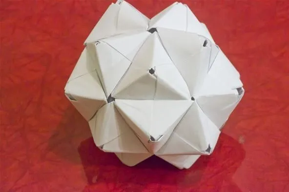 Modular Origami: How to Make a Cube, Octahedron & Icosahedron from ...