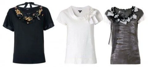 Camisetas decoradas con piedras - Imagui