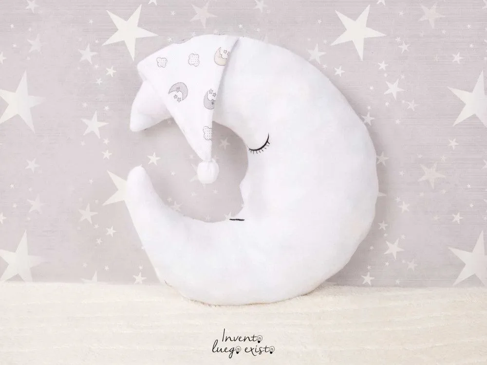 Molde para hacer almohadas en forma de luna - Marina Creativa