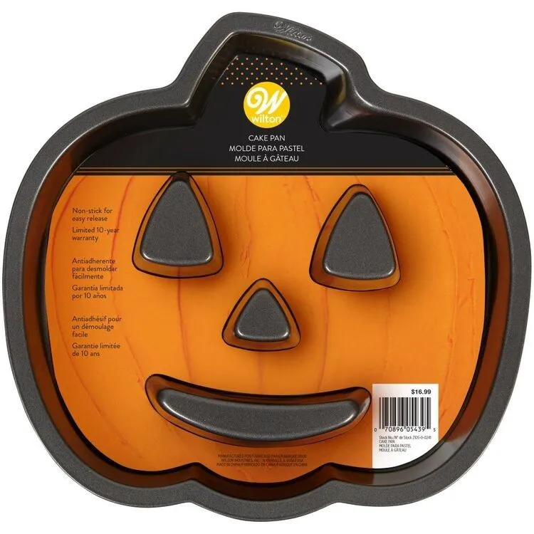 Molde Antiadherente Calabaza Halloween 2105-0679 – Wilton y Oz