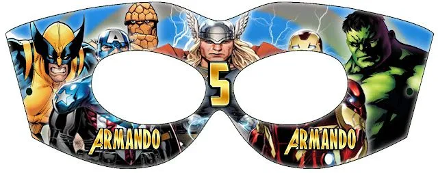 Molde antifaz capitan america - Imagui