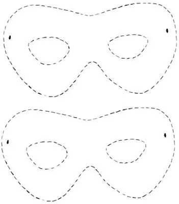 Moldes de antifaz para carnaval - Imagui