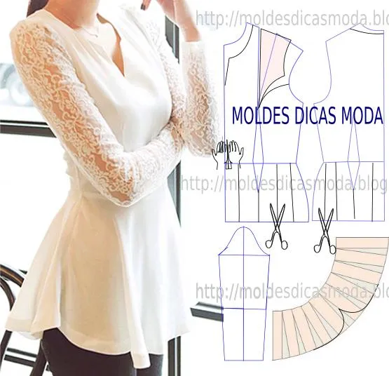 MOLDE DE BLUSA