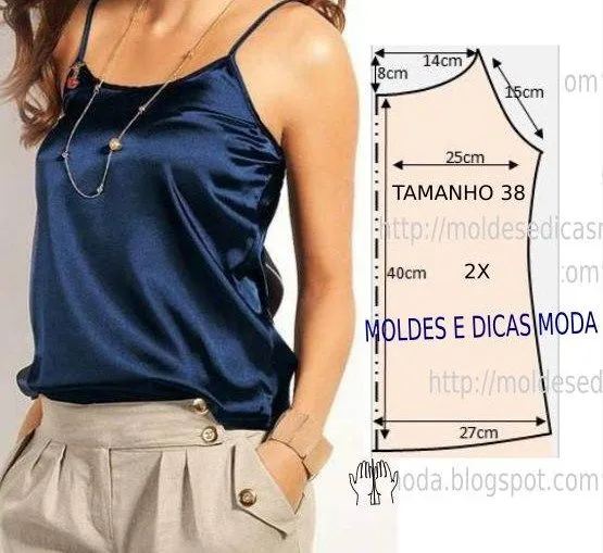 Molde de blusa