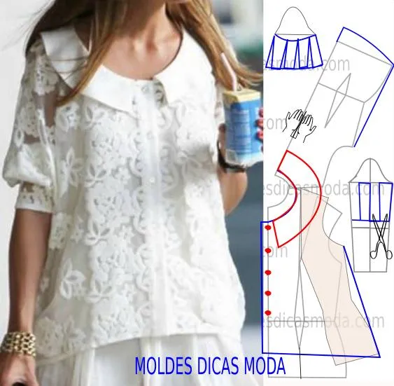 MOLDE DE BLUSA