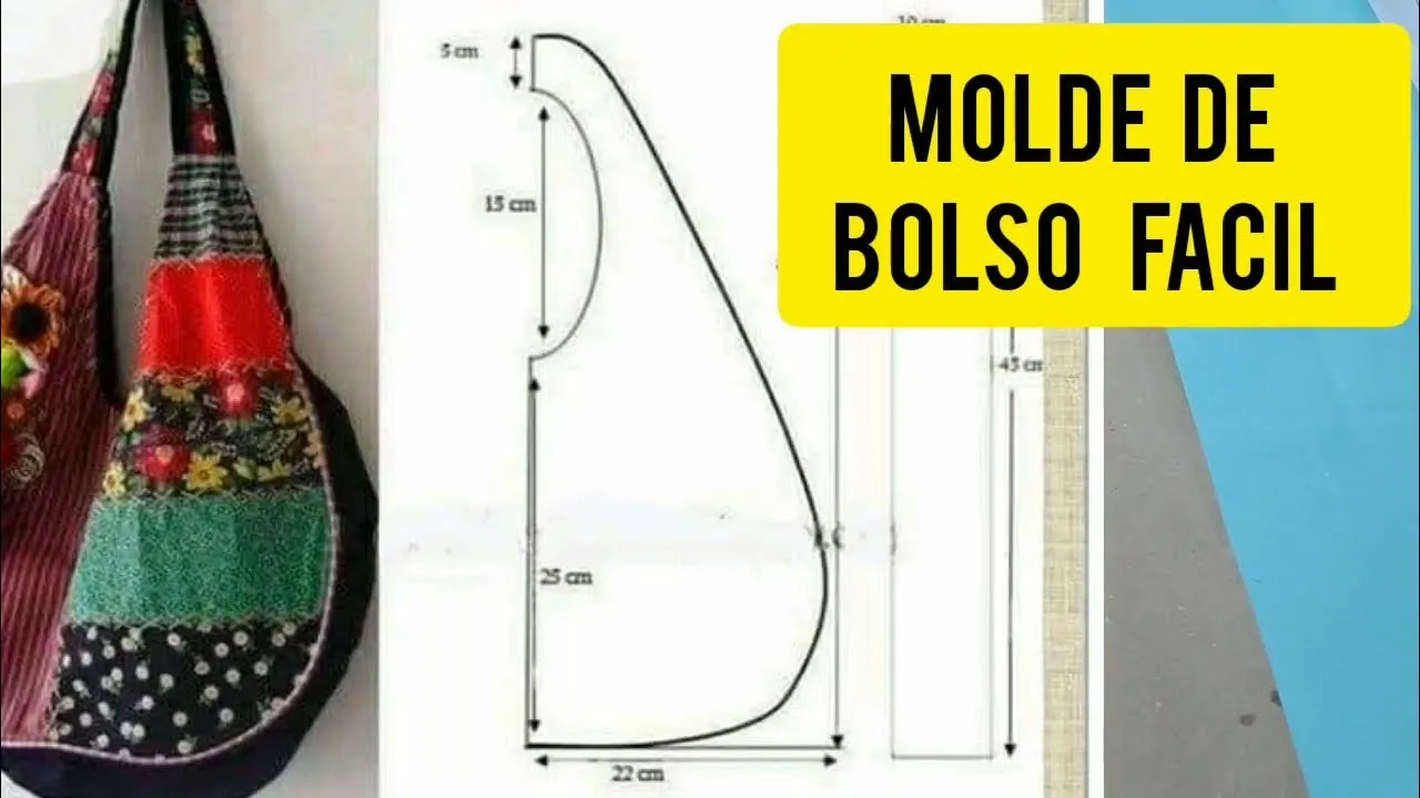Como Hacer Molde Para Bolso de Tela - YouTube Como Hacer Molde Para Bolso de Tela - YouTube