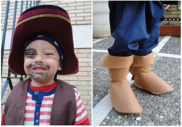 Molde de botas de pirata - Imagui