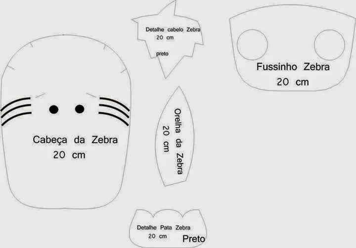 Molde: CABEZA DE CEBRA | fieltro, tela... | Pinterest | Zebras and ... Molde: CABEZA DE CEBRA | fieltro, tela... | Pinterest | Zebras and ...
