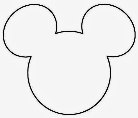 Molde de cabeza de Mickey. Fiestas infantiles. | Ideas y material ... Molde de cabeza de Mickey. Fiestas infantiles. | Ideas y material ...