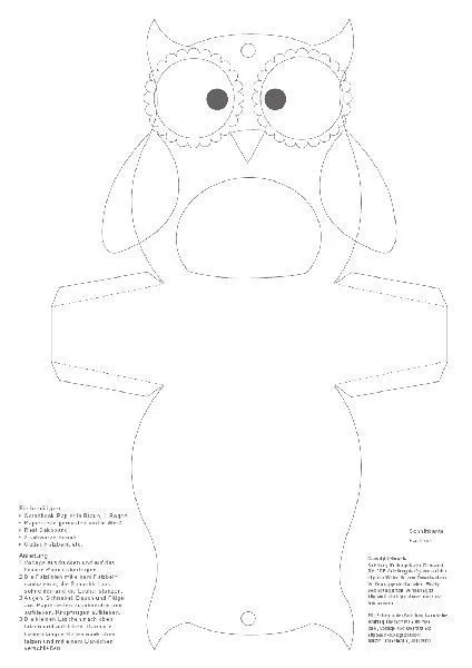 MOLDE CAIXINHA DE CORUJA PARA FESTA... by Kakareko, via Flickr ...