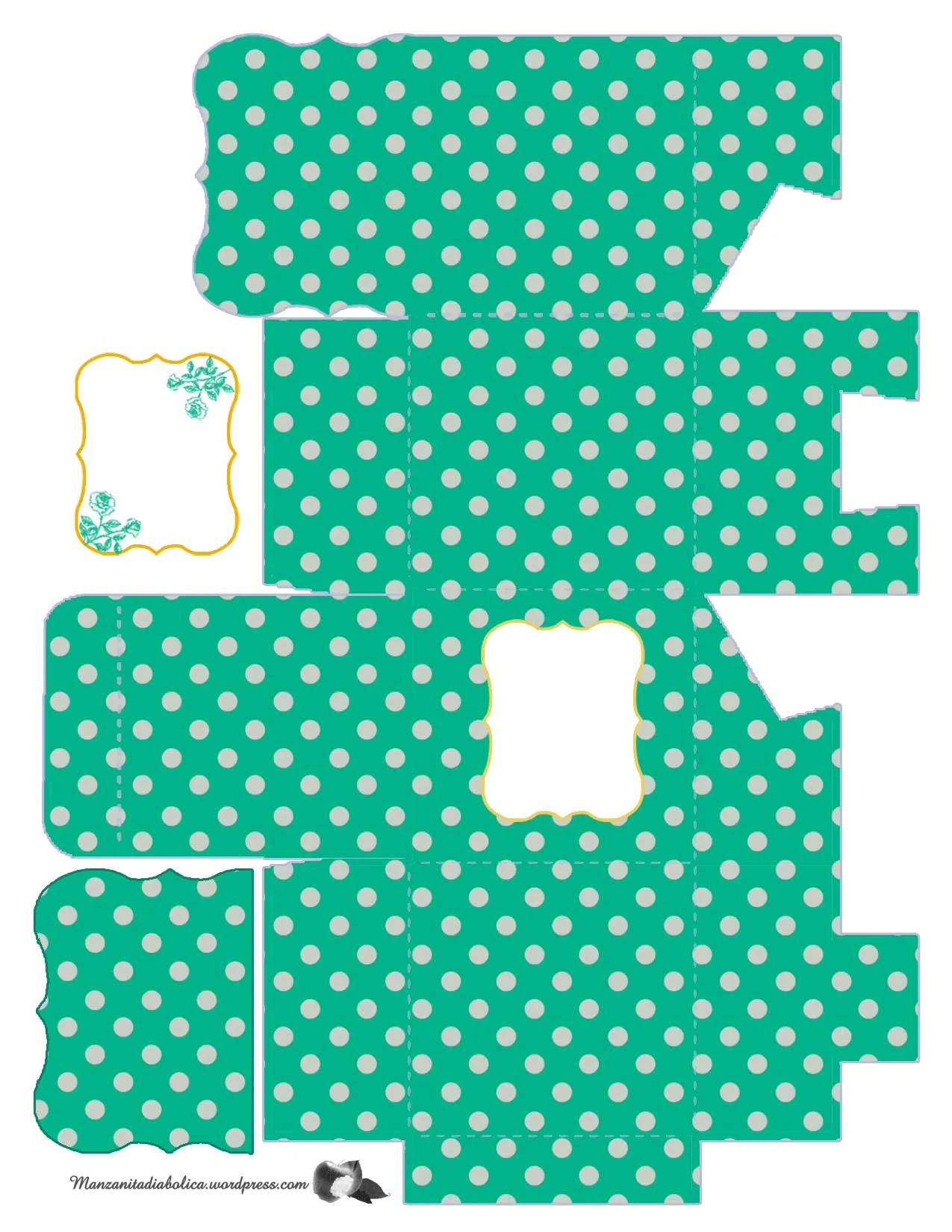 Molde de Cajas para cupcakes con cabecera (display) imprimibles y ... Molde de Cajas para cupcakes con cabecera (display) imprimibles y ...