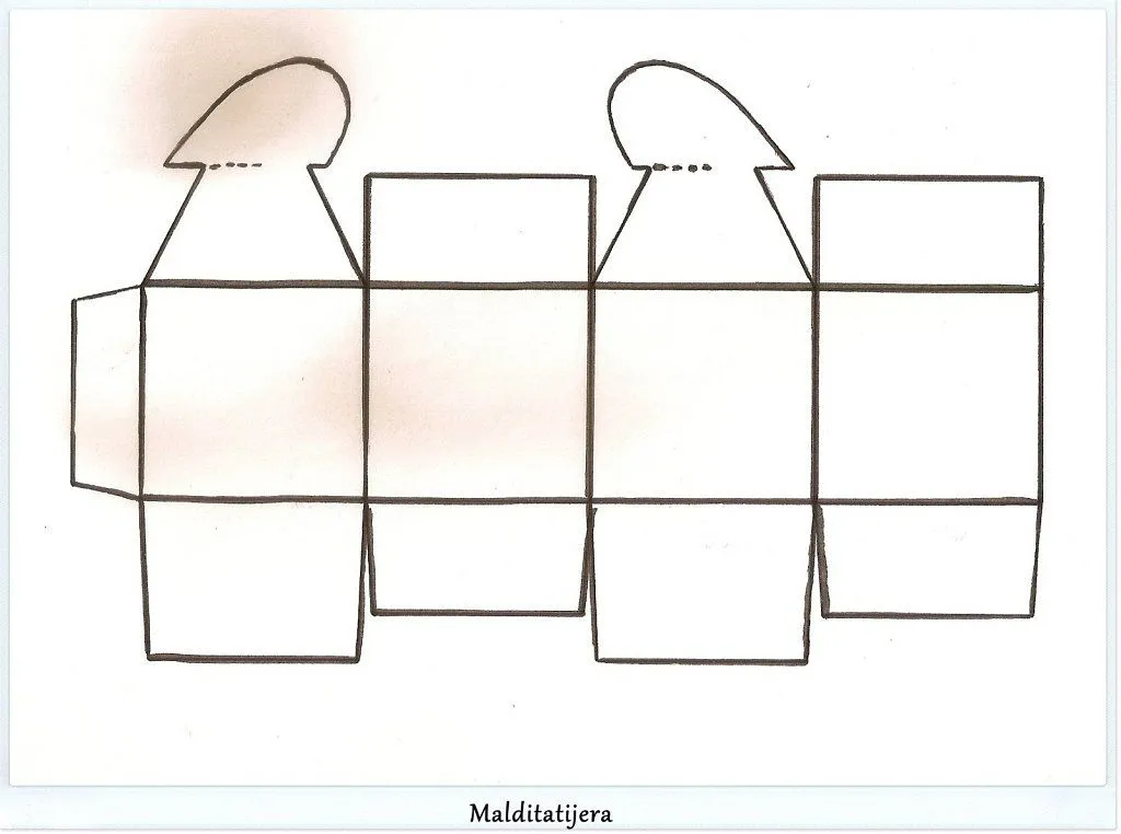 molde cajita corazon | Aprender manualidades es facilisimo. molde cajita corazon | Aprender manualidades es facilisimo.